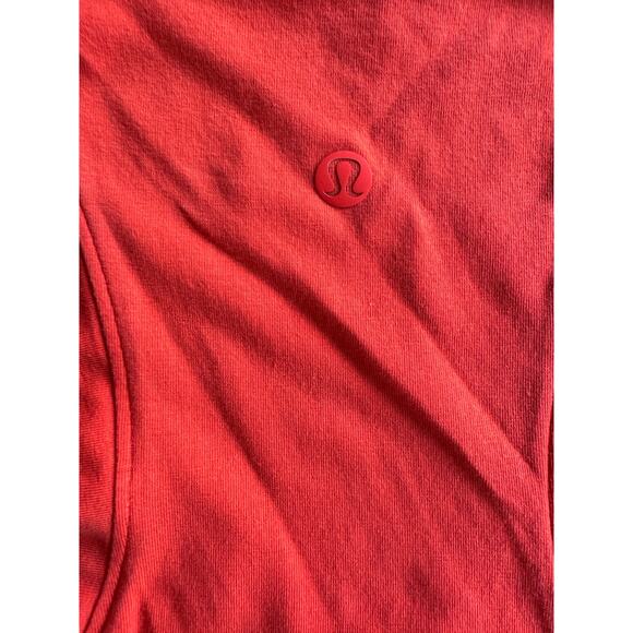 Lululemon Love Tank Top- Dark Orange Size 10 - Picture 3 of 4